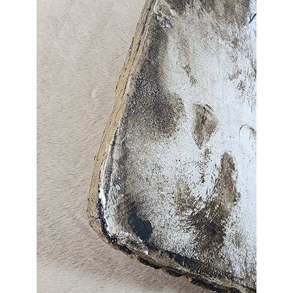 Circus Clown Wall Deco Hanging 80's Ceramic 8" x 6" Green Dots Folk Art Vintage - Picture 10 of 14